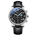 Luxury Leather Strap Quartz Watch™ - Olsen & Olsen