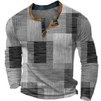 HENLEY | Colourful Men's Long-Sleeved Shirt