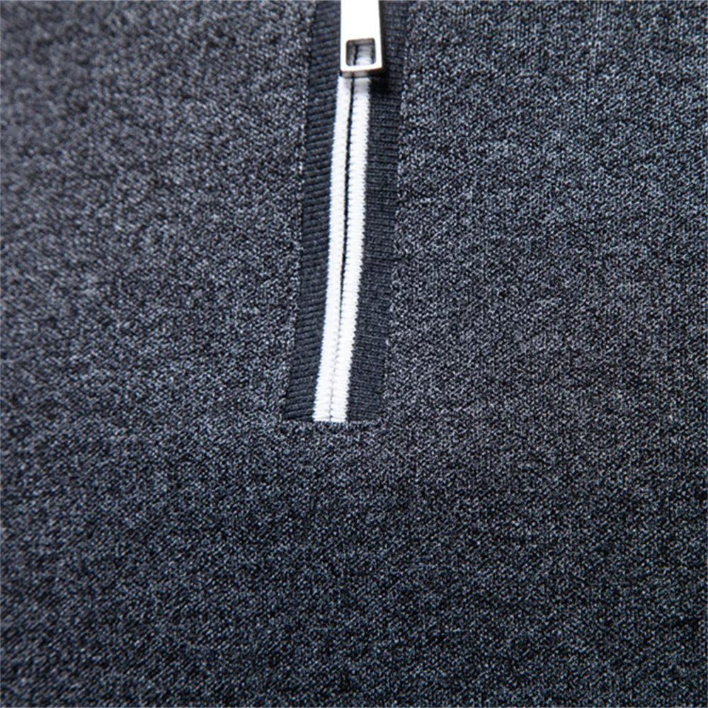 J&M Paris™ | Elegant Men's Polo with Zipper