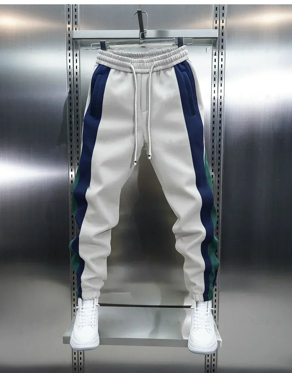 Laurent™ | Tension Pants with Contrasting Stripes
