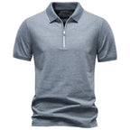 J&M Paris™ | Elegant Men's Polo with Zipper