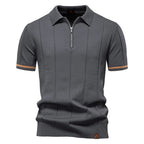 J&M Paris™ | Men's Polo with Zipper