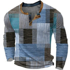 HENLEY | Colourful Men's Long-Sleeved Shirt