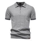 J&M Paris™ | Men's Polo with Zipper