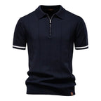 J&M Paris™ | Men's Polo with Zipper