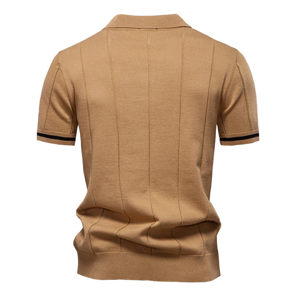 J&M Paris™ | Men's Polo with Zipper