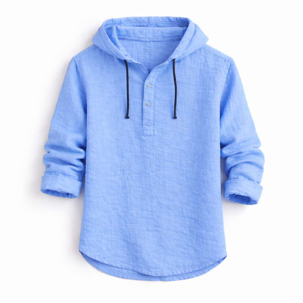 HALTON | Linen Hooded Shirt