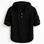 HALTON | Linen Hooded Shirt