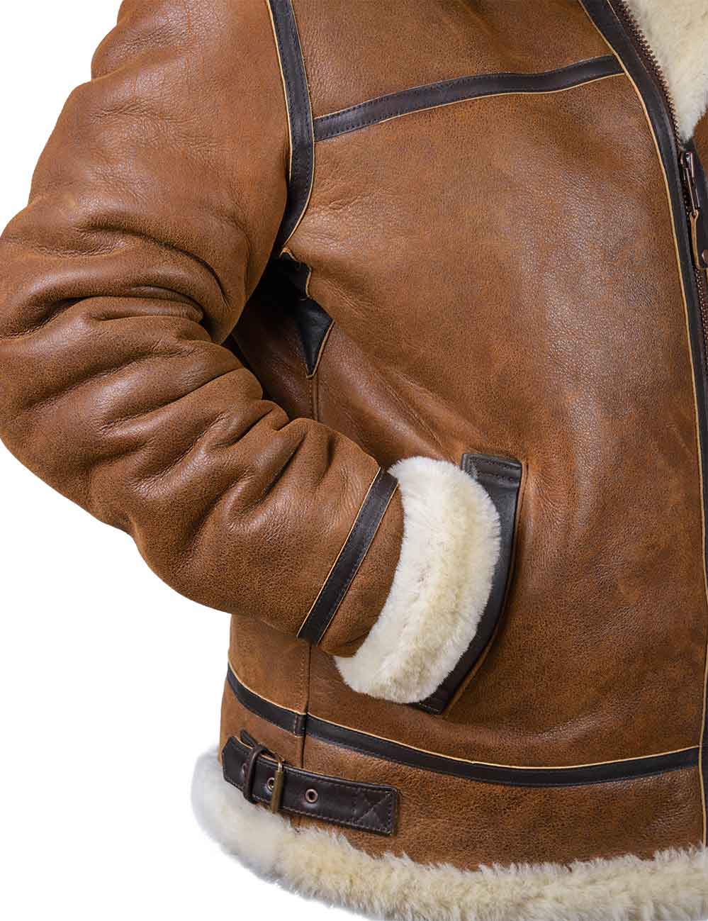 Aron™ | Bomber Jacket with Fur Hood