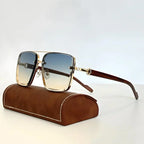 Marcello — Metal and Wood Sunglasses