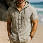 The Dartmoor Hooded Linen Shirt