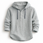 HALTON | Linen Hooded Shirt