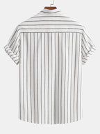 Cotton Brot Strangement Butt Up Shirt