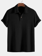 Knitted Waffle Polo