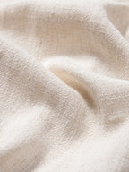 Linen and Rayon V-Neck Short Sleeve Shirt