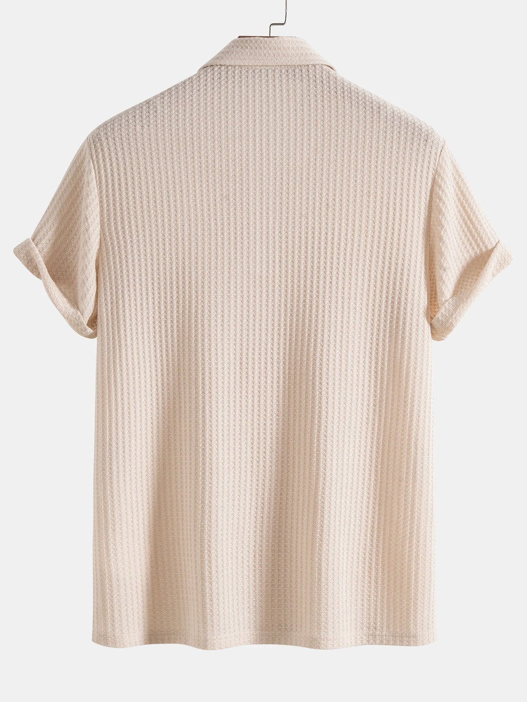 Knitted Waffle Polo