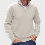 JOHN ZIP SWEATER | WARMTH WITH ELEGANT SIMPLICITY