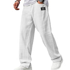 HARLOW | LINEN BLEND STRAIGHT TROUSER