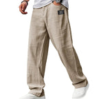 HARLOW | LINEN BLEND STRAIGHT TROUSER