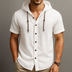 The Dartmoor Hooded Linen Shirt
